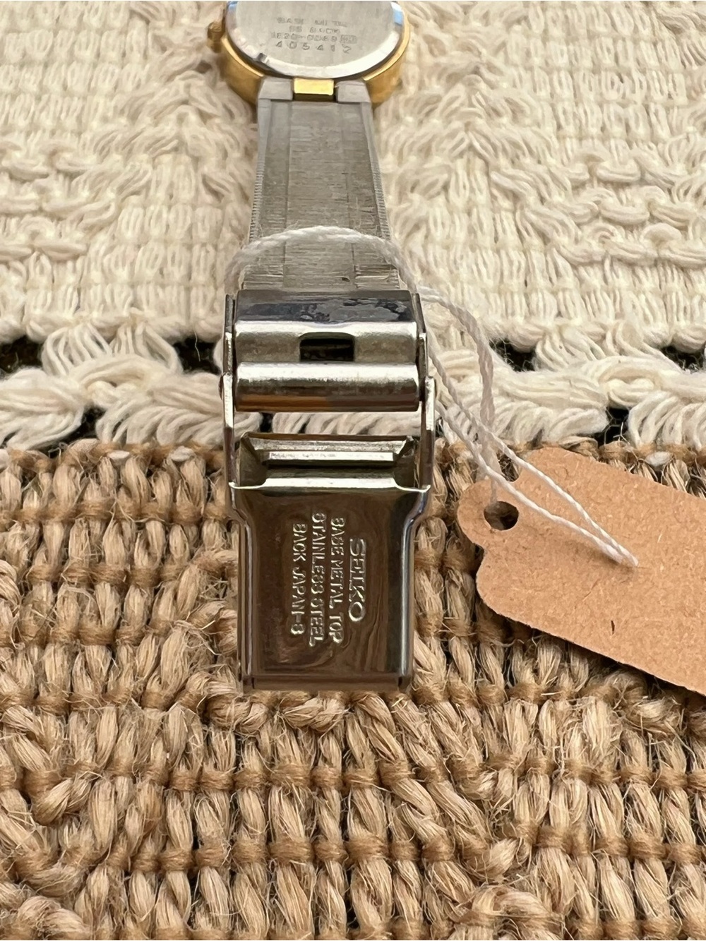 Rare Vintage 70s-80s Seiko Two Tone Striped Dial - Picture 8 of 8